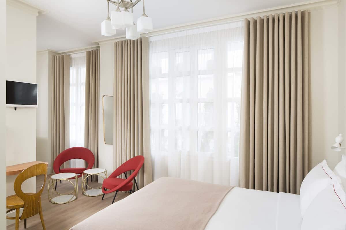 1 habitación y ropa de cama de alta calidad