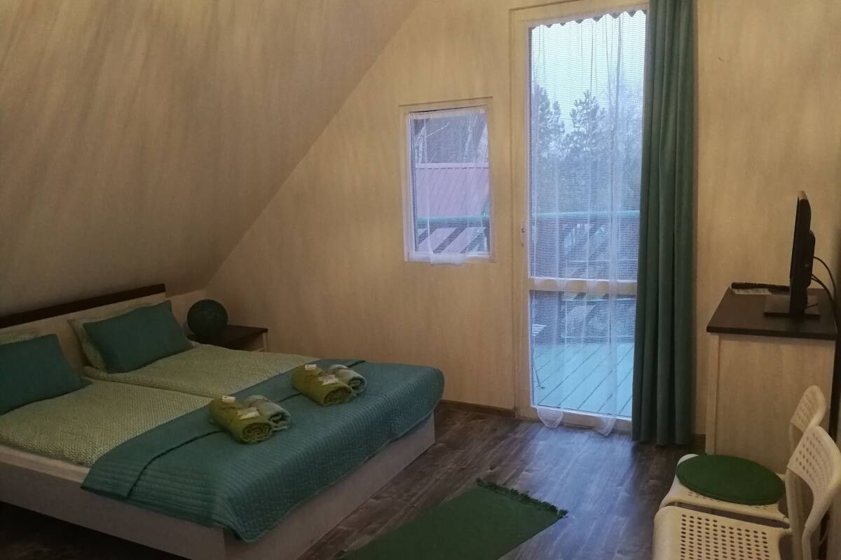 Individually decorated, iron/ironing board, bed sheets