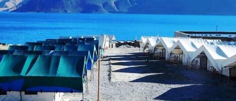 Blick von der Unterkunft