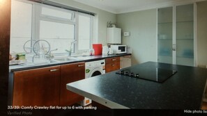 公寓, 2 間臥室 | 私人廚房 | 大型冰箱、微波爐、烤箱、爐台