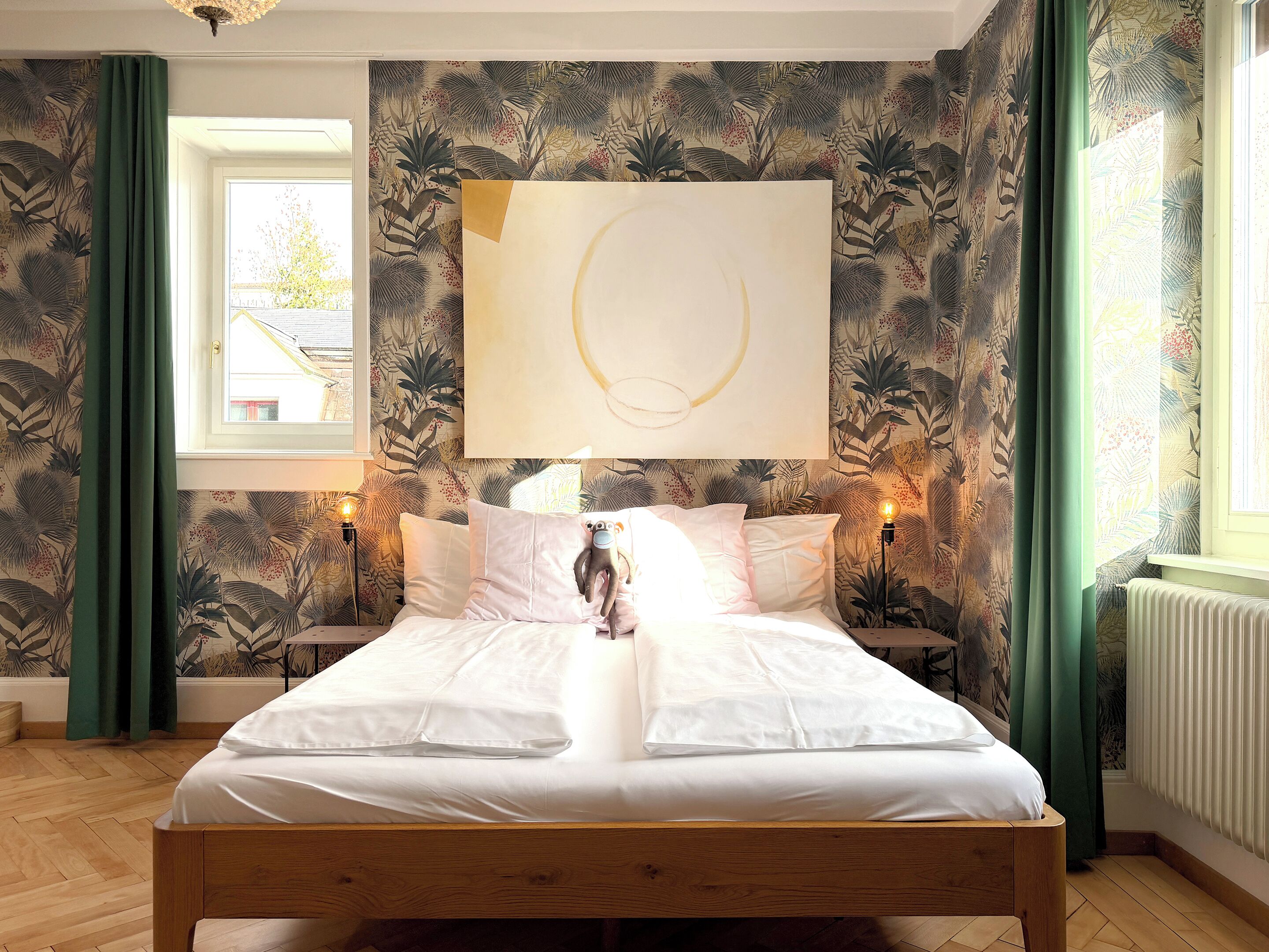 雙人房, 1 張加大雙人床, 湖景 | 書桌、免費無線上網、床單