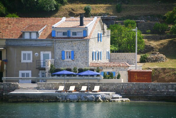 Façade de l’hébergement