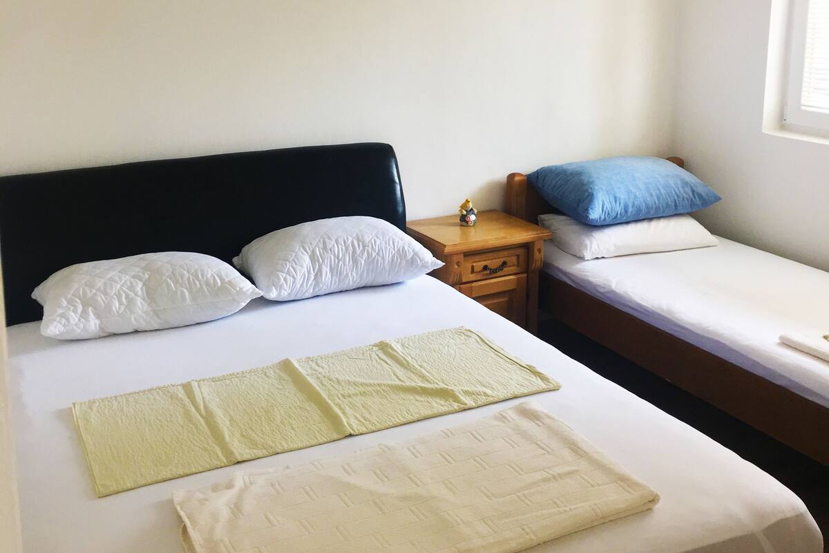 1 bedroom, desk, soundproofing, iron/ironing board