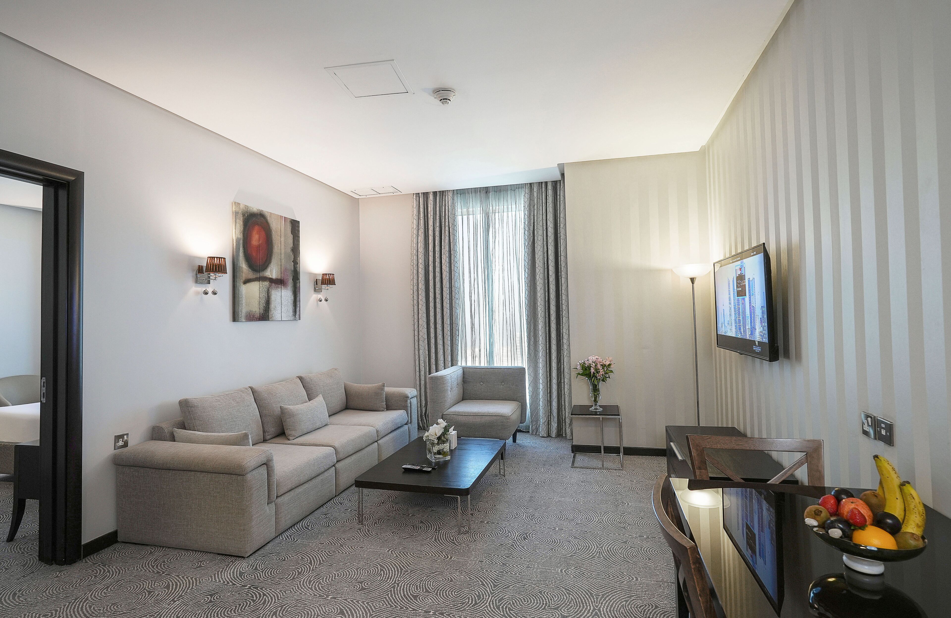 executive suite | living room | led tv