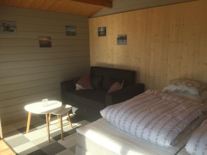 Cottage Tradition, 1 très grand lit et 1 canapé-lit, réfrigérateur, côté montagne | Literie hypoallergénique