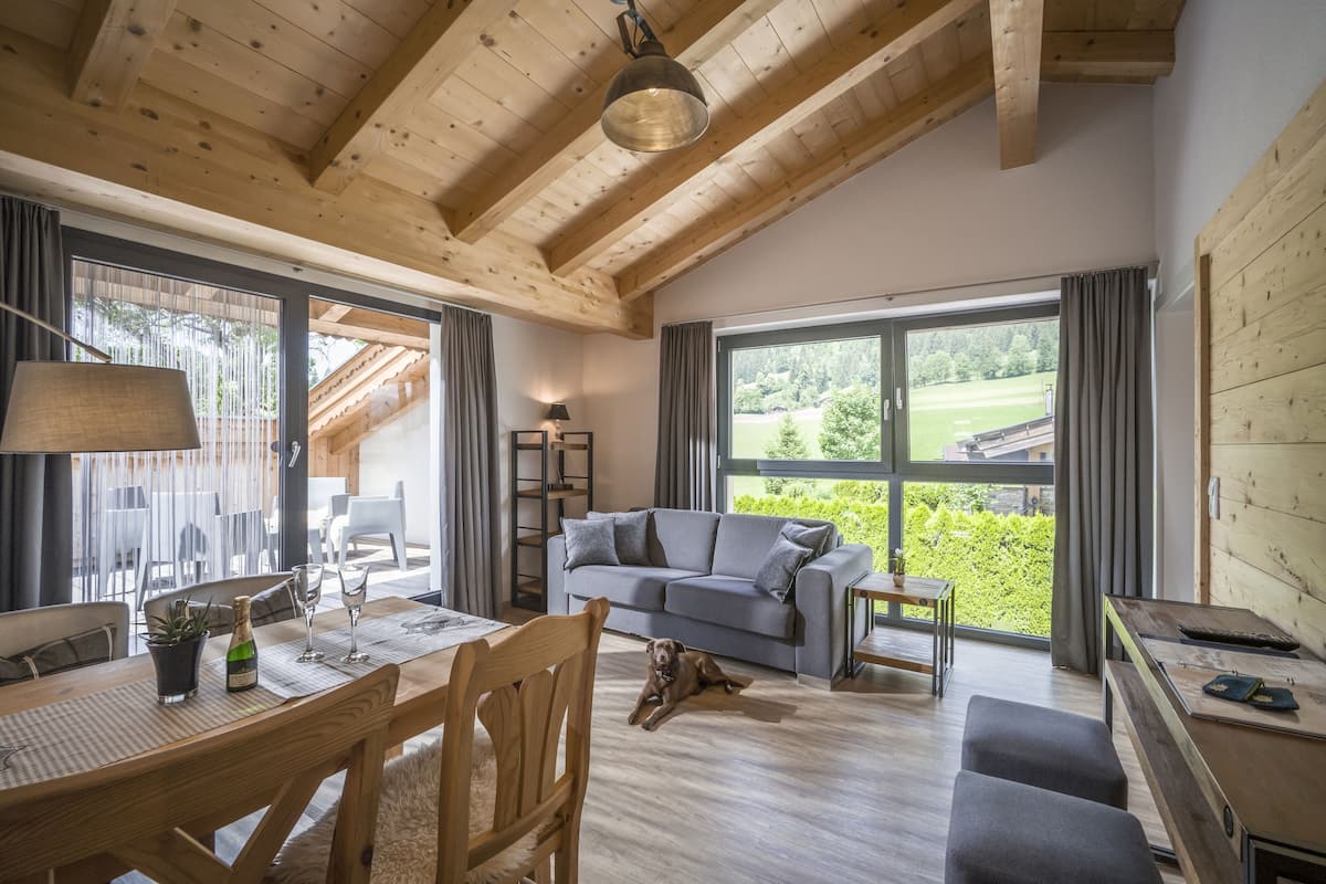 Lägenhet Panoramic - 2 sovrum - terrass - utsikt mot bergen | Husdjur tillåtna