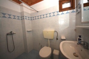 Regadera, amenidades de baño gratuitas, secadora de cabello, toallas 