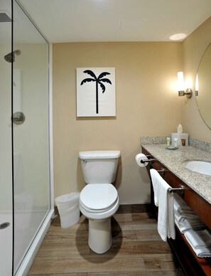 Bathroom shower - Hotel Dello Ft Lauderdale Airport, Tapestry Collection by Hilton (Dania Beach)