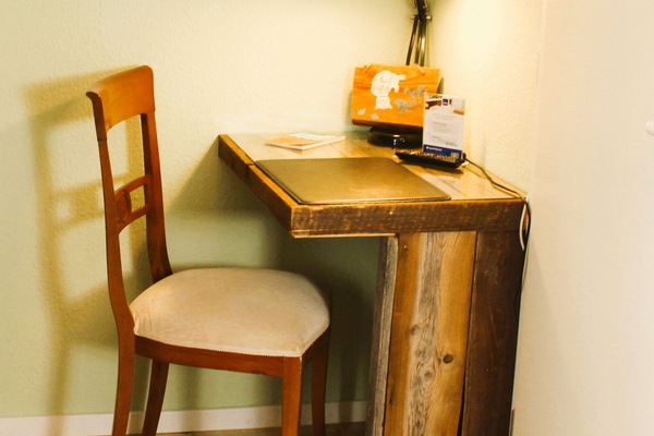 Desk, WiFi (free), bed sheets