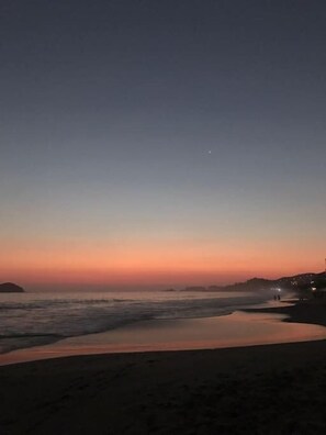 Na praia 