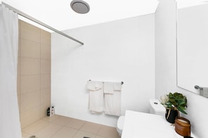 Bathroom - City Central Designer Apartment with Parking (Braddon)