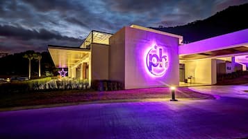 Front of property – evening/night