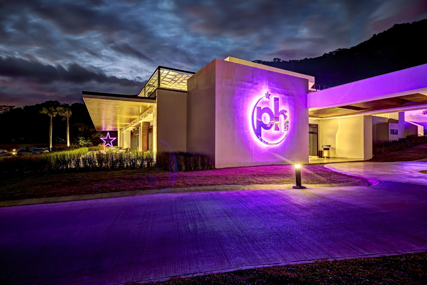 Front of property - evening/night