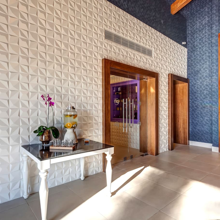 Outdoor wedding area