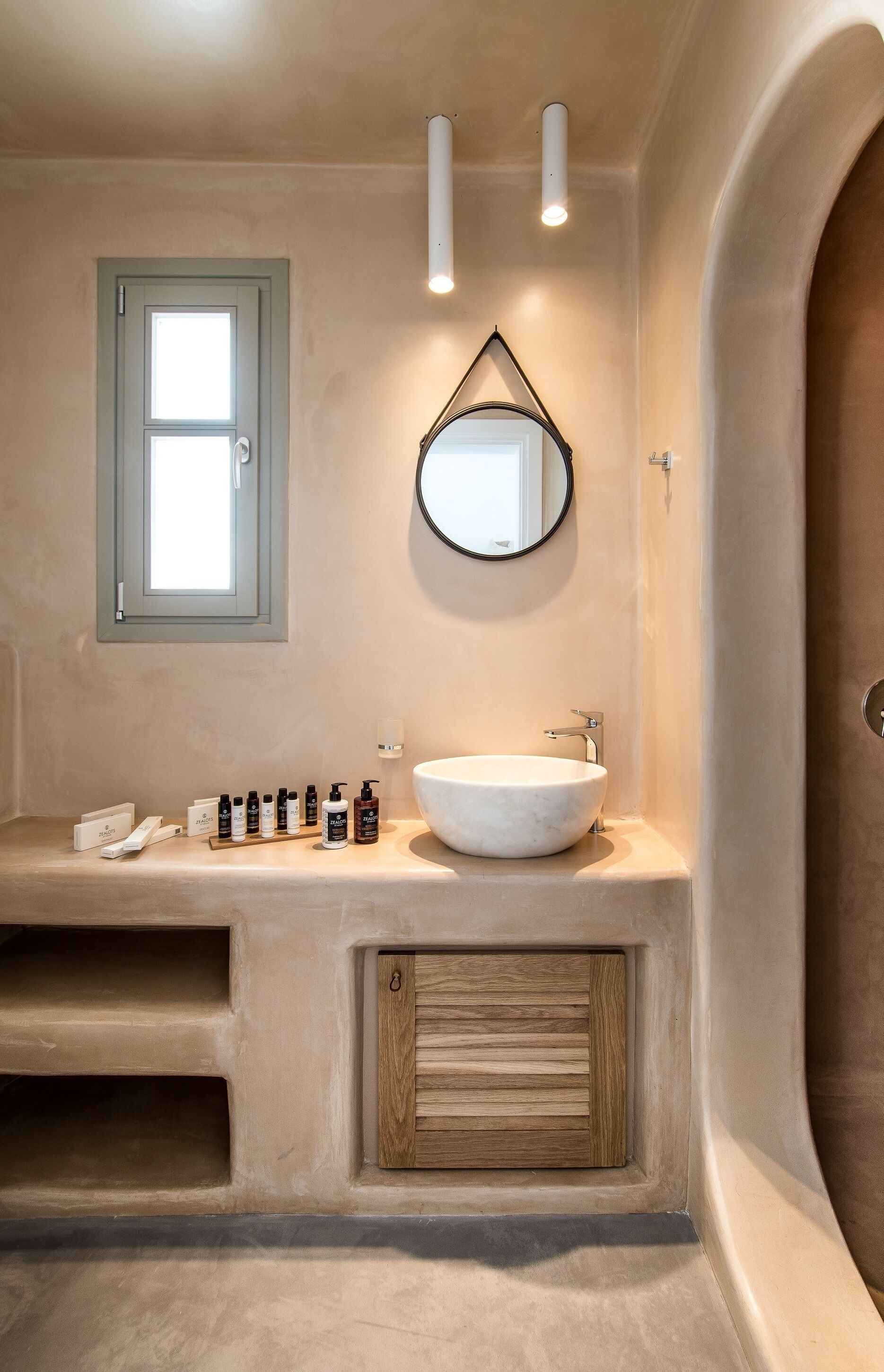 shower, rainfall showerhead, hair dryer, towels