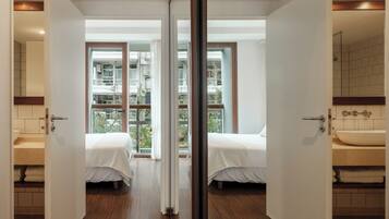 2 habitaciones, ropa de cama de alta calidad y cubrecamas