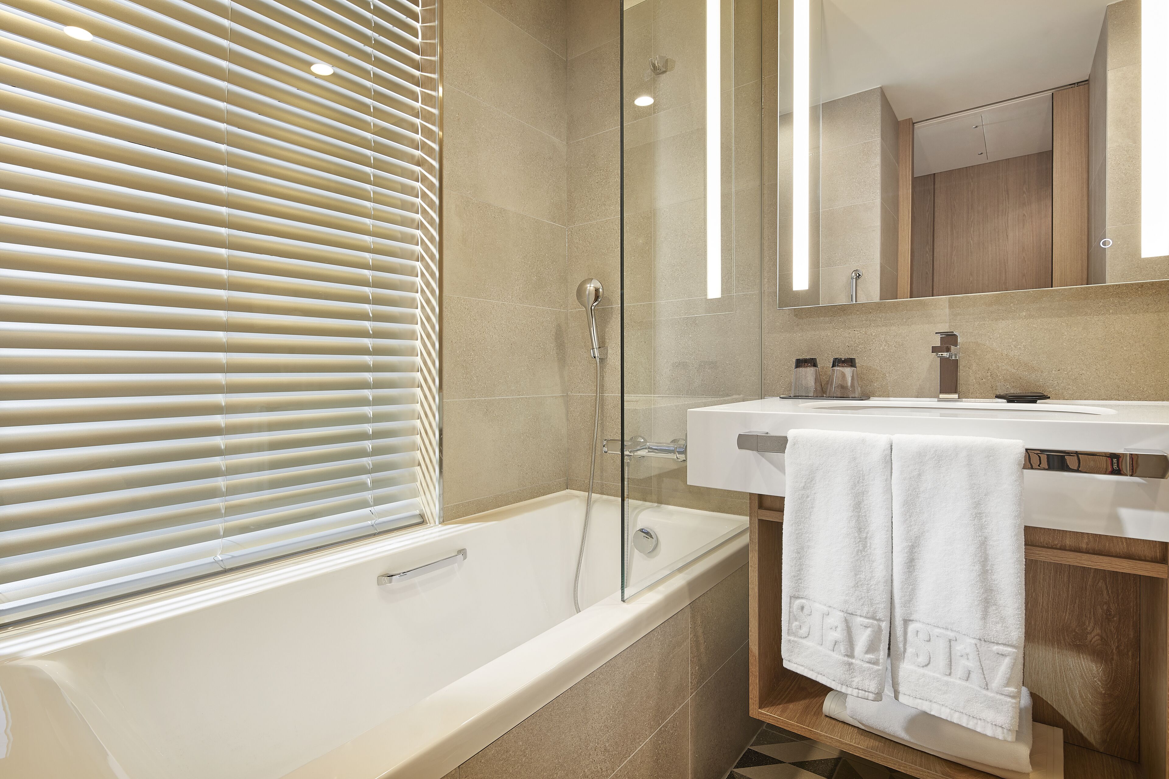 hair dryer, bathrobes, slippers, electronic bidet