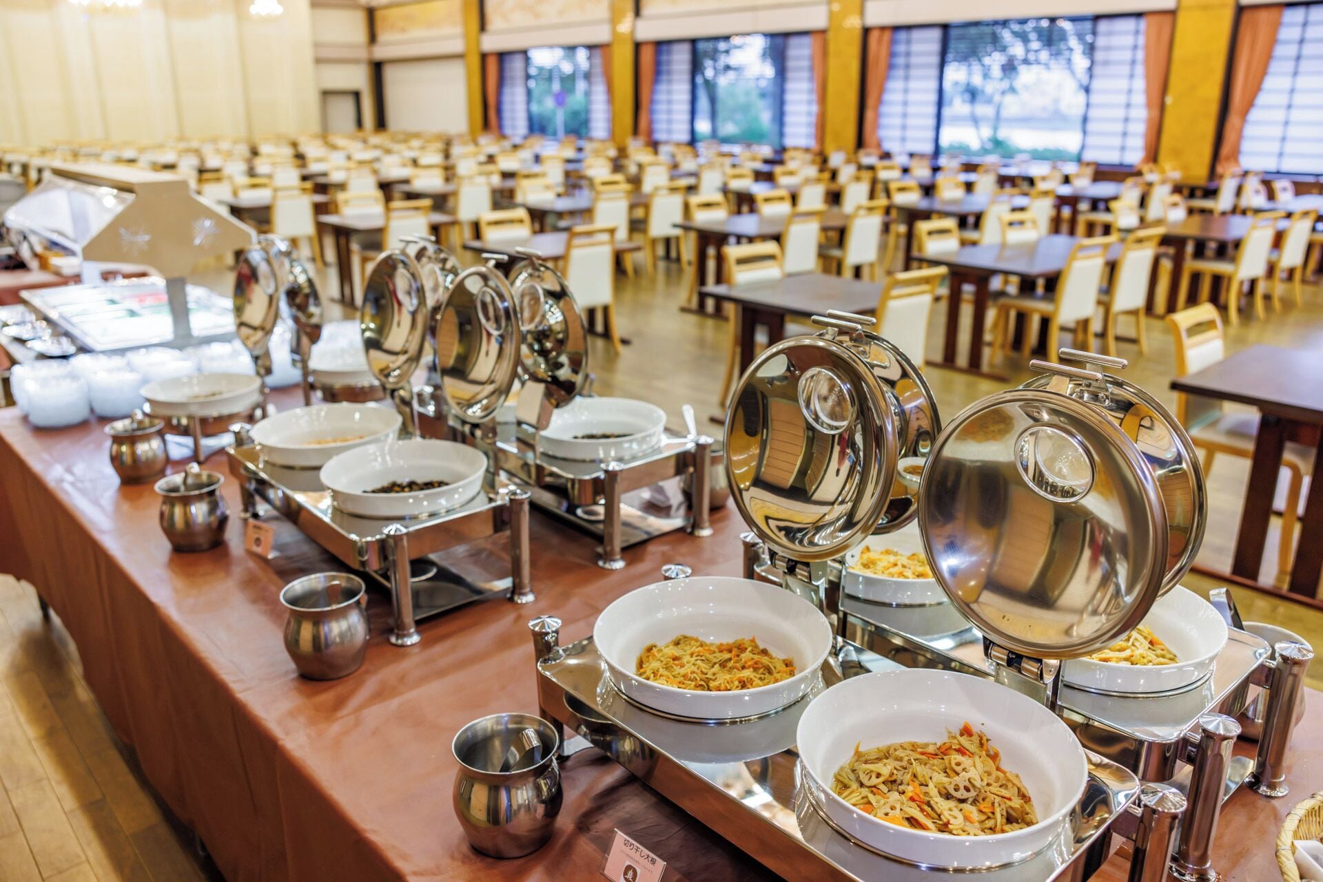뷔페 아침 식사