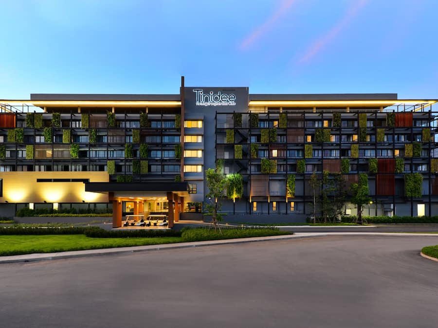 Área externa para banquete