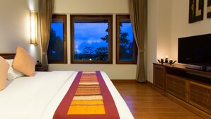 Deluxe Double Room | 高档床上用品、迷你吧、客房内保险箱、遮光窗帘