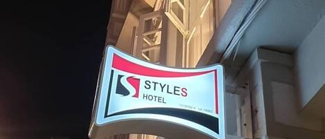 Voorkant van accommodatie