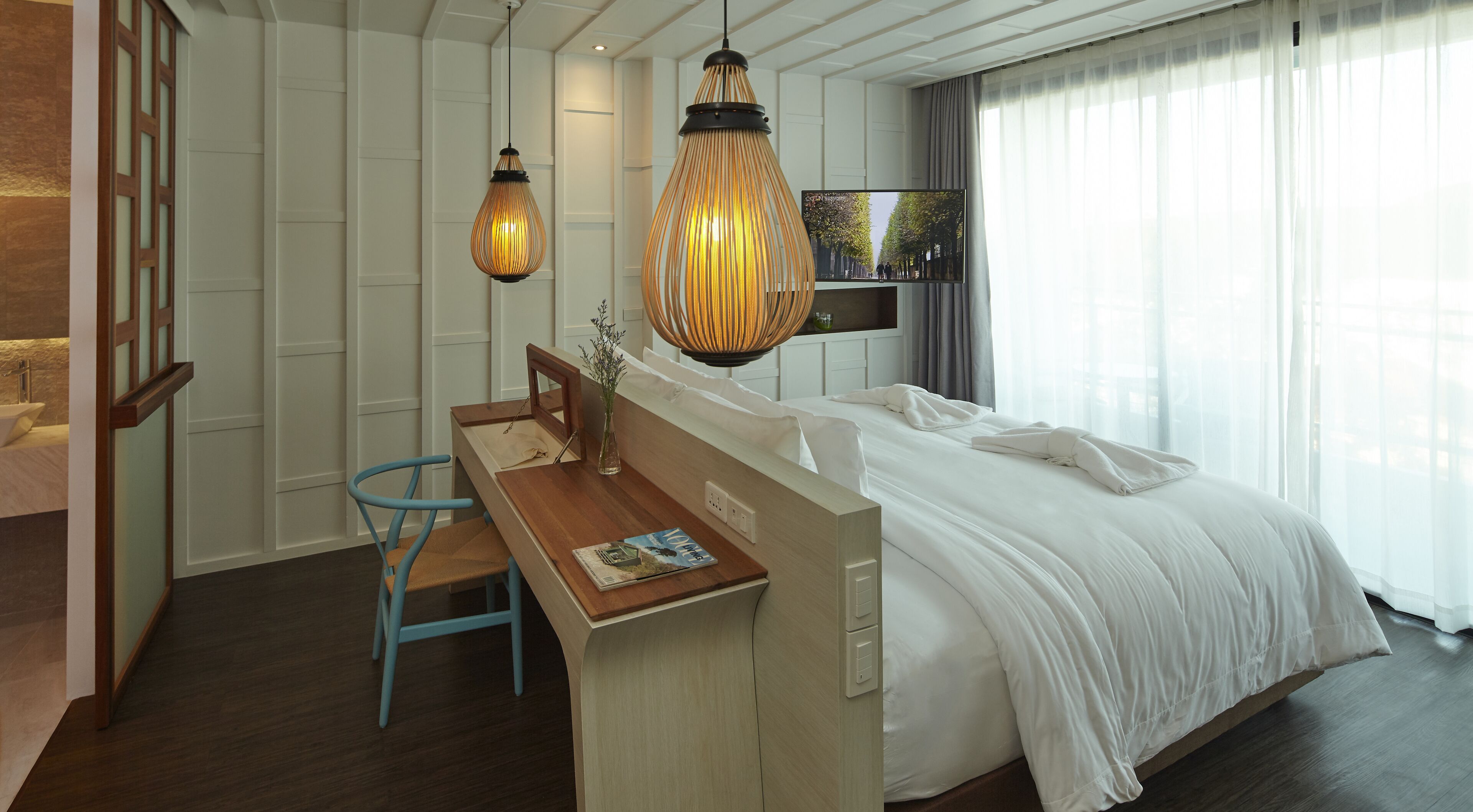 jacuzzi deluxe room - transfer from hua hin airport | minibar, in-room safe, blackout curtains, iron/ironing board