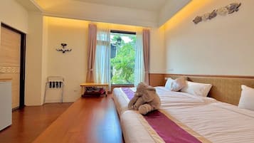 Family Quadruple Room | Premium bedding, down comforters, minibar, blackout drapes