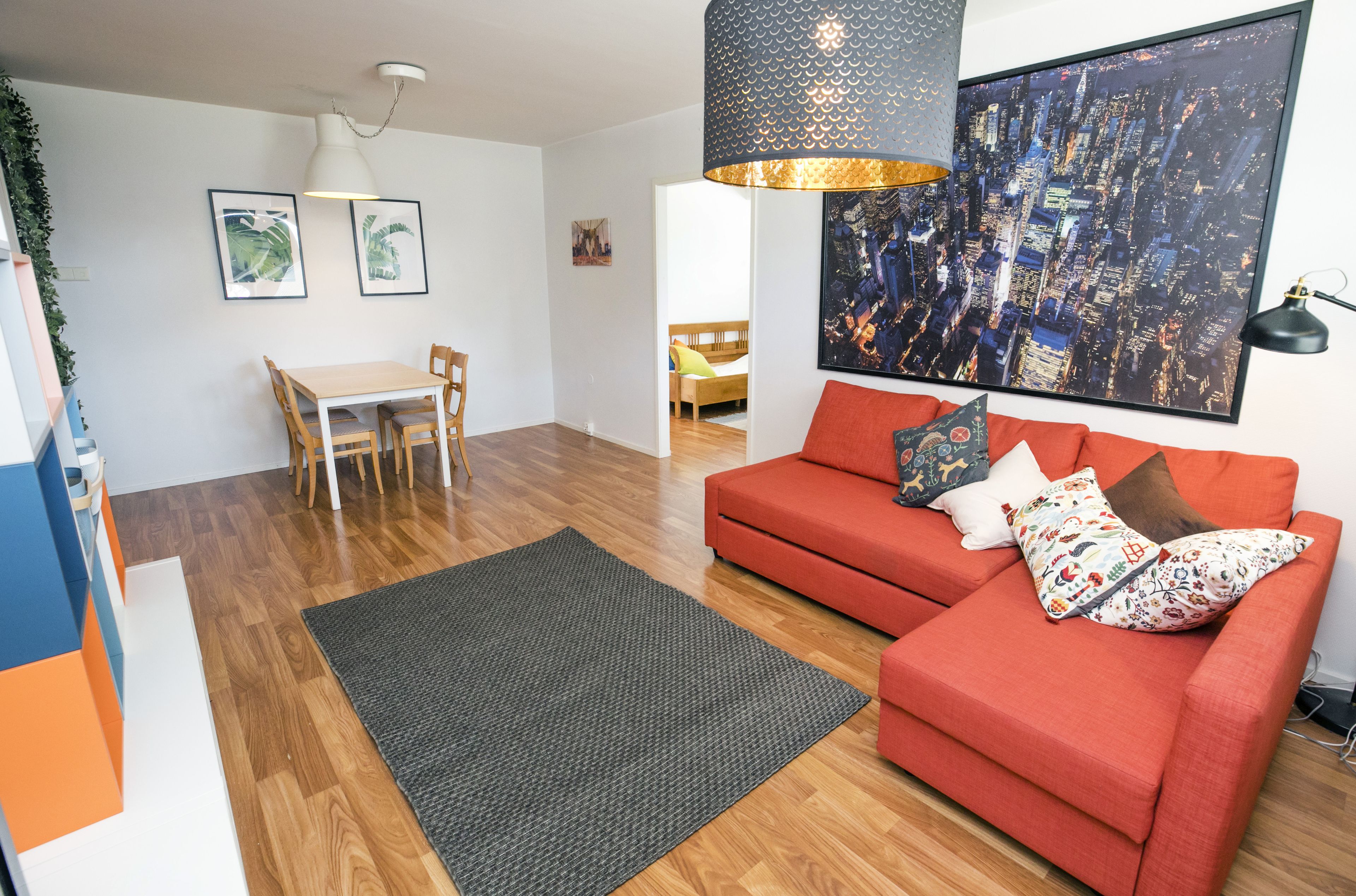 apartment, 1 bedroom, sauna | 1 bedroom, desk, laptop workspace, blackout curtains