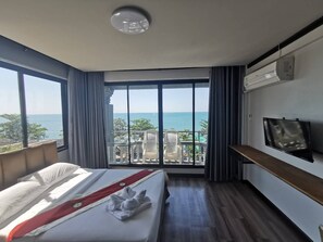 Superior Sea View Room with Balcony - Pimpimarn Beach Hotel (Klaeng)