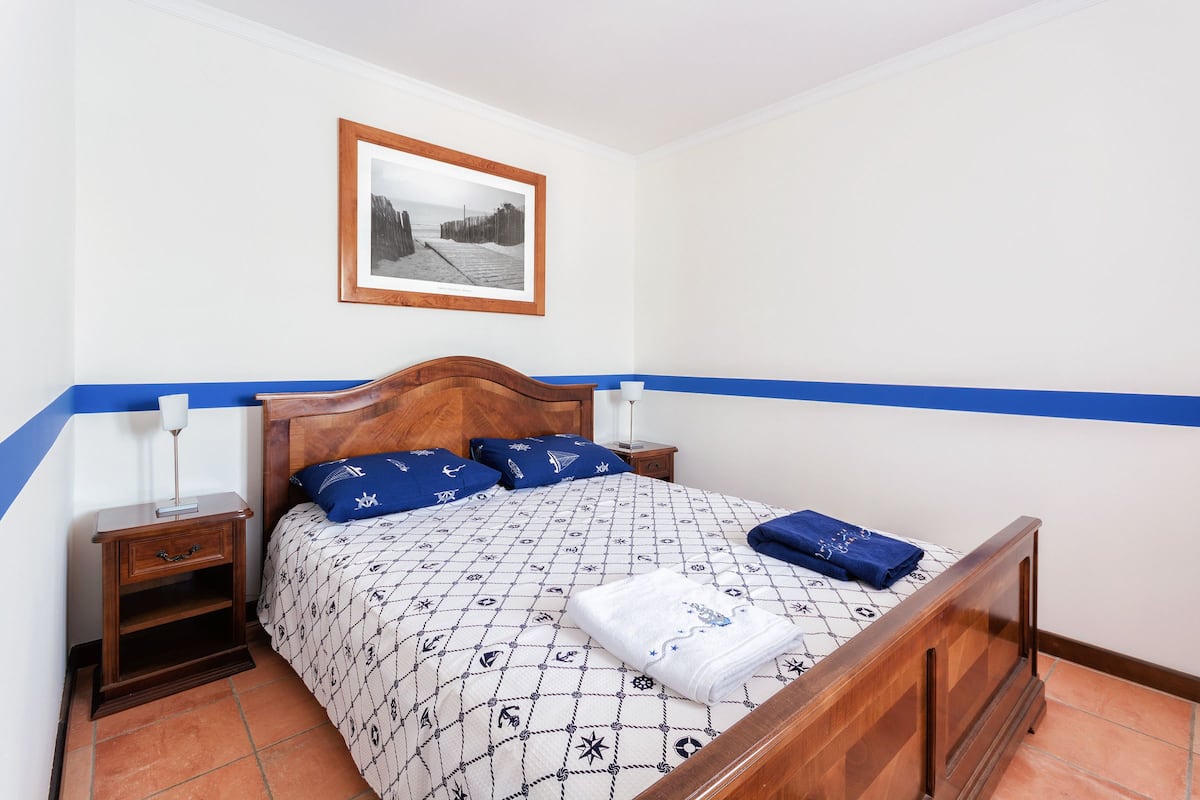 Apartment, 1 Bedroom, Terrace, Sea View | 1 bedroom, in-room safe, iron/ironing board, WiFi (free)