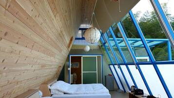 Comfort Quadruple Room, 2 Queen Beds, Bathtub, Mountainside | Premium bedding, desk, blackout curtains