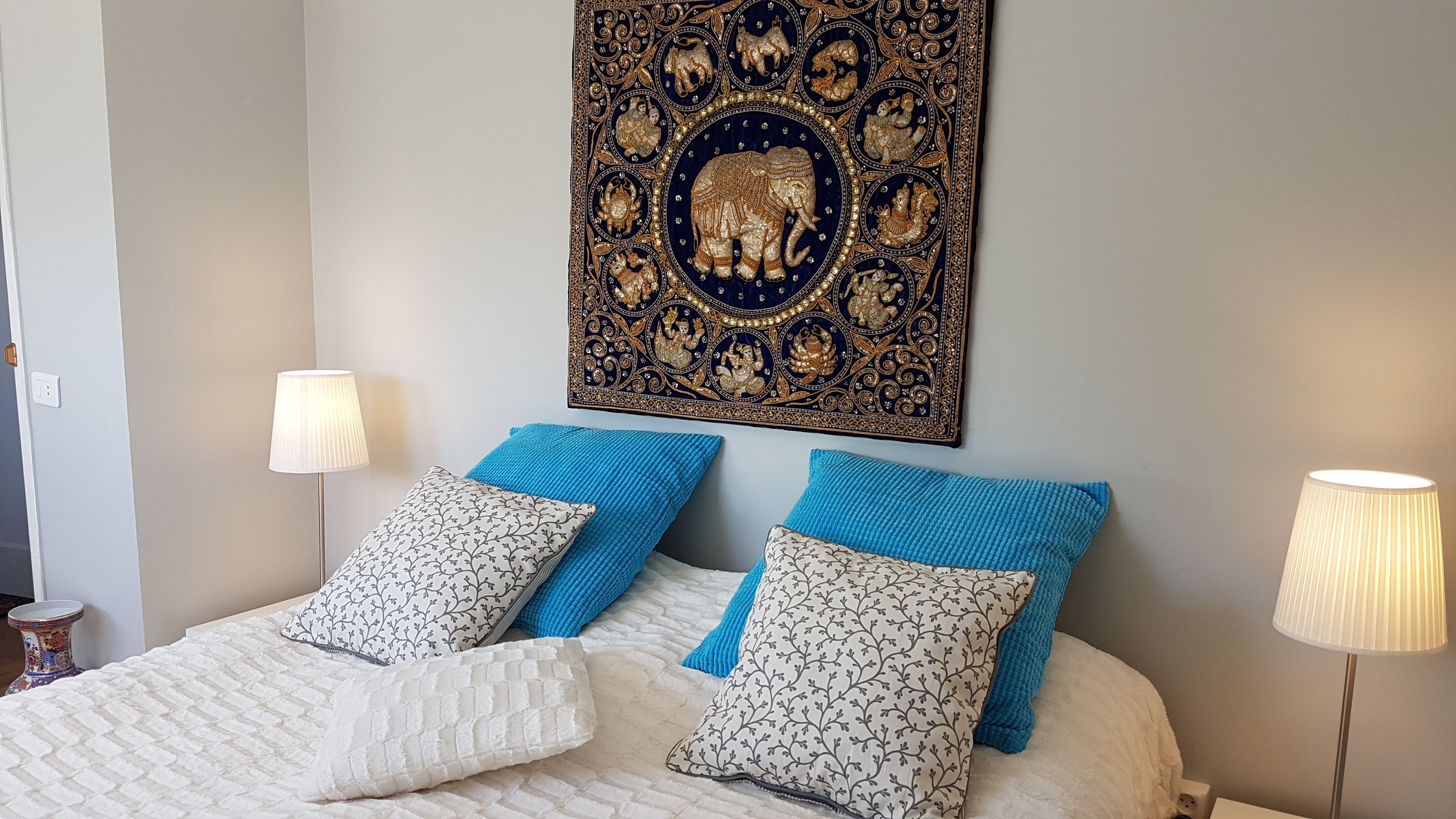 Double Room, Shared Bathroom, Garden View | Egyptian cotton sheets, premium bedding, down comforters