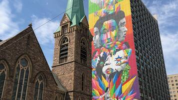 Fassade der Unterkunft