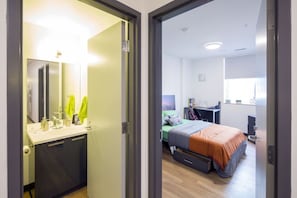 1 habitación, escritorio, wifi gratis y acceso para silla de ruedas