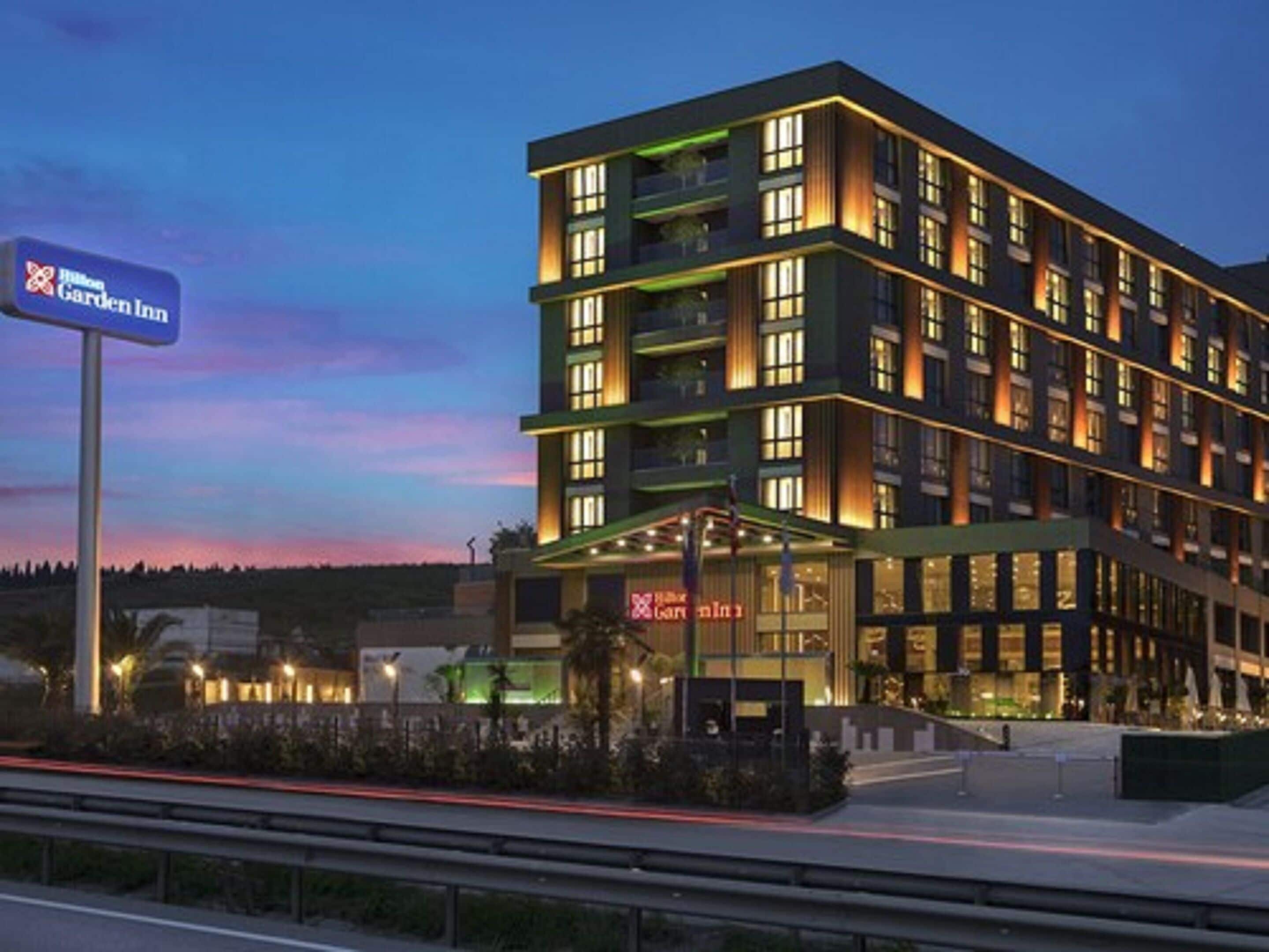 front of property – evening/night