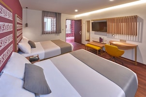 In-room safe, desk, iron/ironing board, WiFi (free)