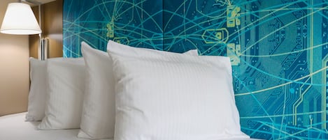 Desk, iron/ironing board, free WiFi, bed sheets