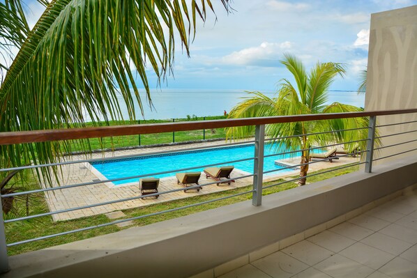 Apartemen Keluarga, 2 kamar tidur, pemandangan laut | Pemandangan dari properti