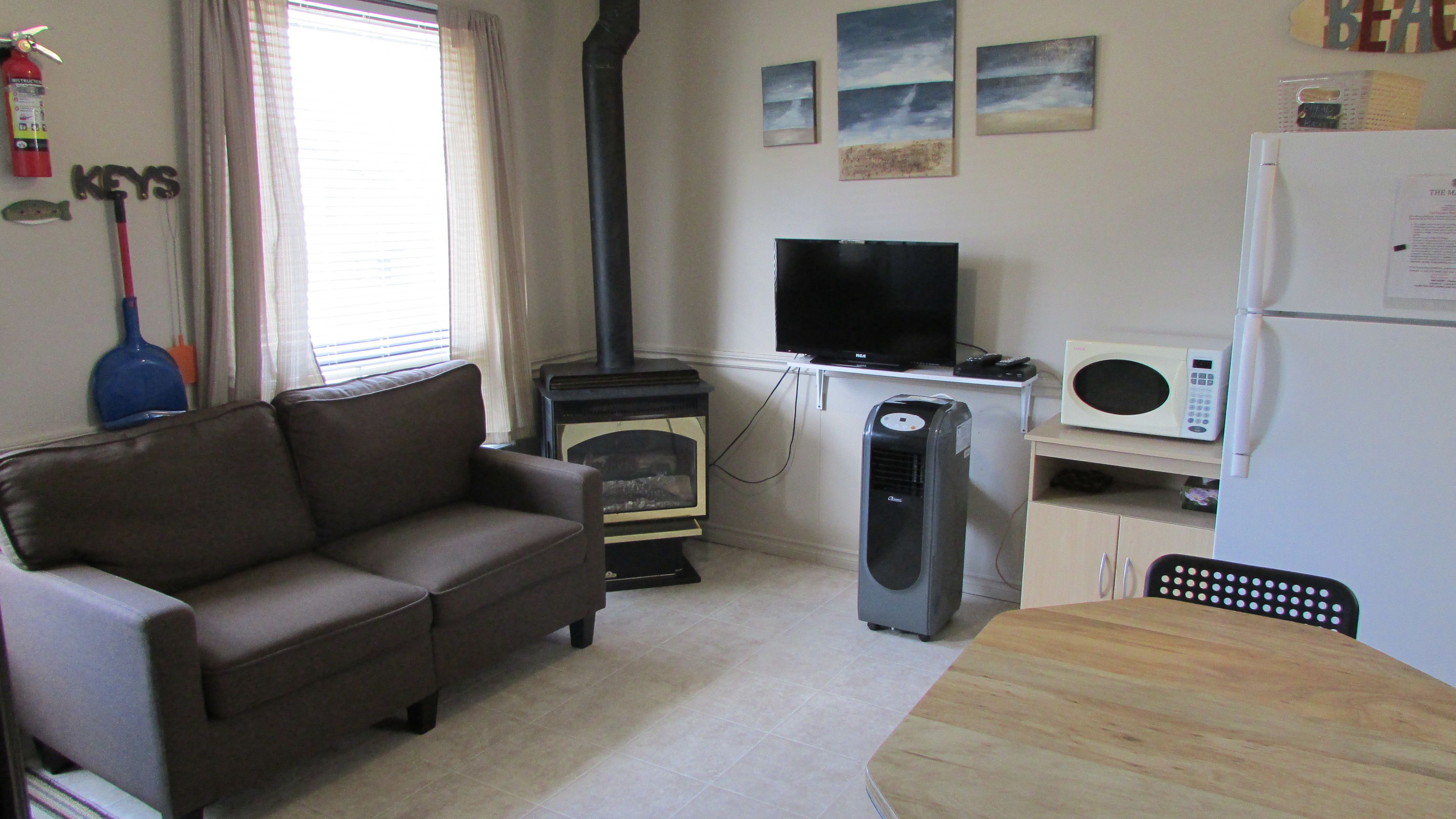 Cottage truyền thống, 2 phòng ngủ, lò sưởi (Cottage G) | Phòng khách | TV màn hình phẳng 