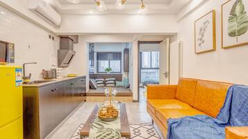 Superior-Apartment, 2 Schlafzimmer | Wohnbereich