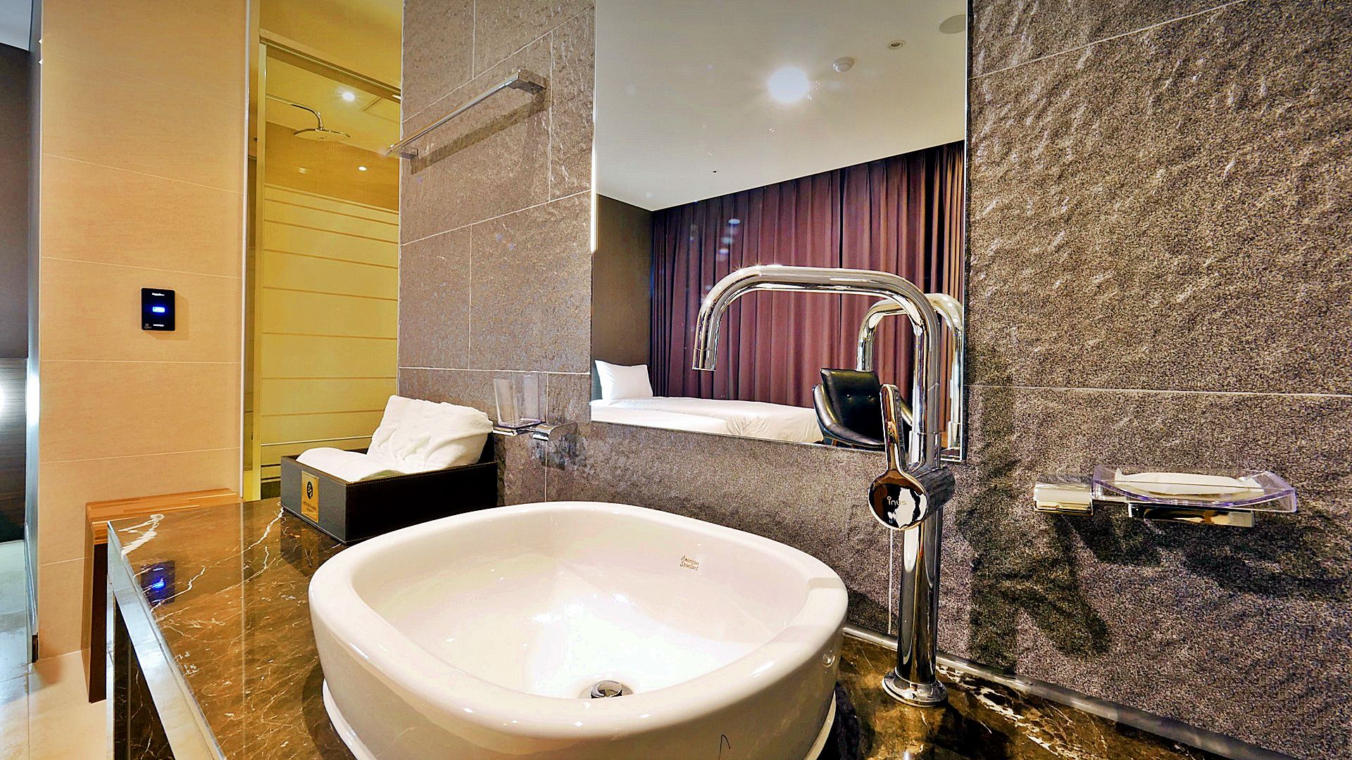 blue marine (half ocean view) | bathroom sink