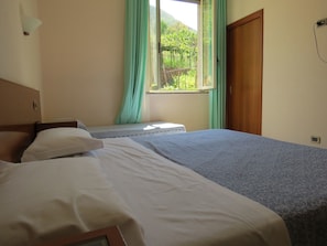 Iron/ironing board, free cots/infant beds, free WiFi