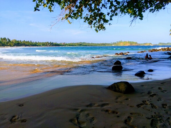 Utsikt mot havet/stranden