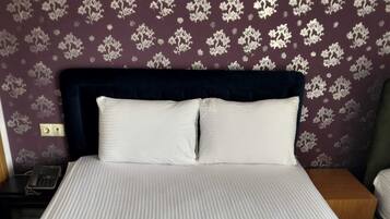Double Room | Premium bedding, minibar, desk, laptop workspace