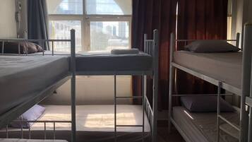 Economy Shared Dormitory, Mixed Dorm, City View | Free wired Internet, bed sheets