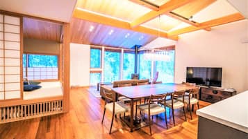 Maison Luxe, 3 chambres, non-fumeur, vue montagne (Lodge 11) | Coin séjour