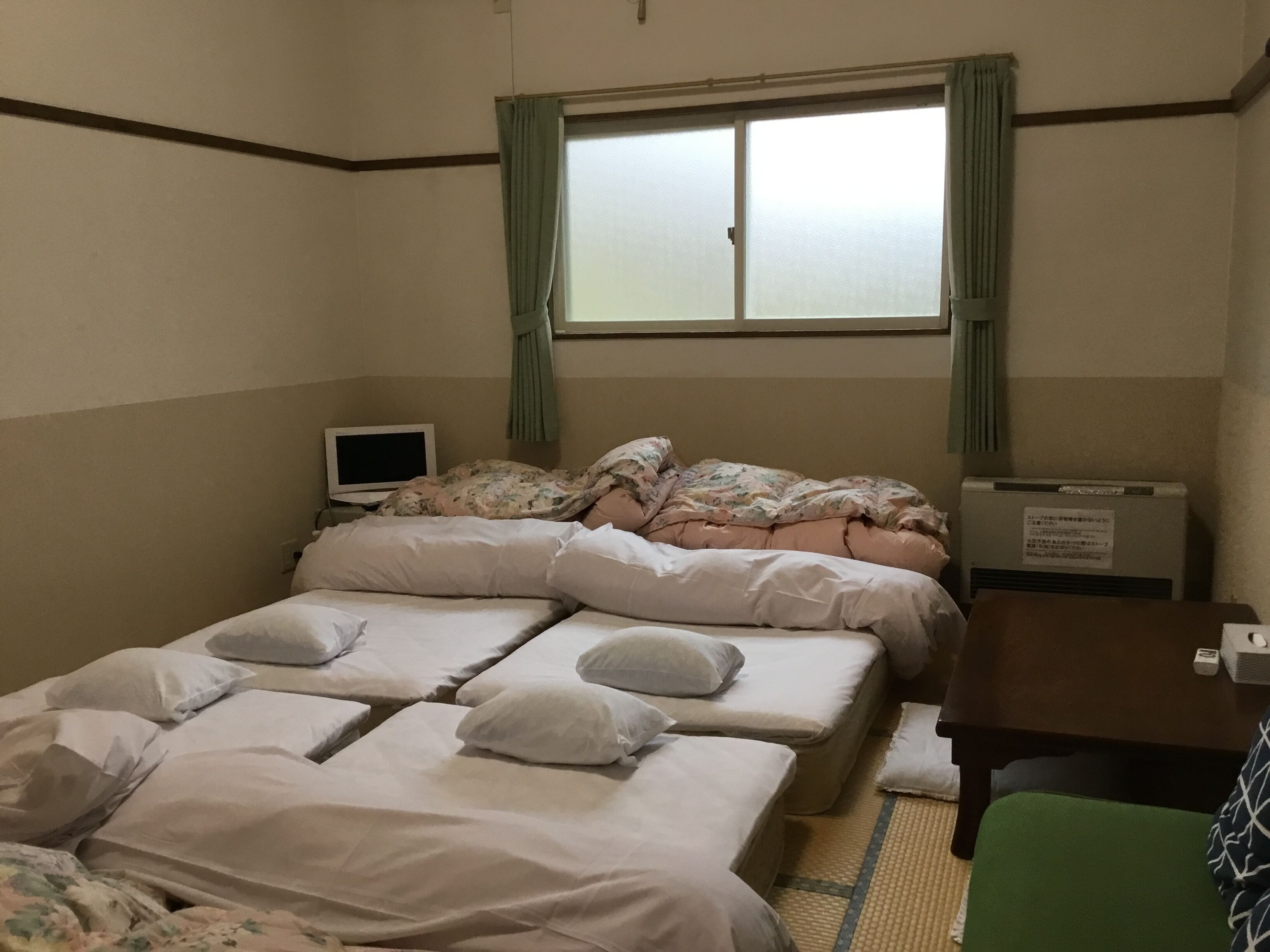 blackout curtains, soundproofing, free wifi, bed sheets