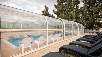 Indoor pool, outdoor pool