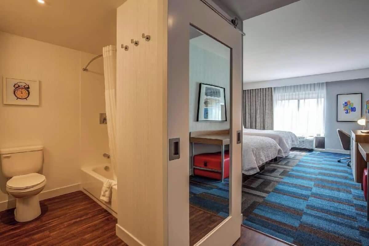 Premium bedding, pillowtop beds, in-room safe, desk