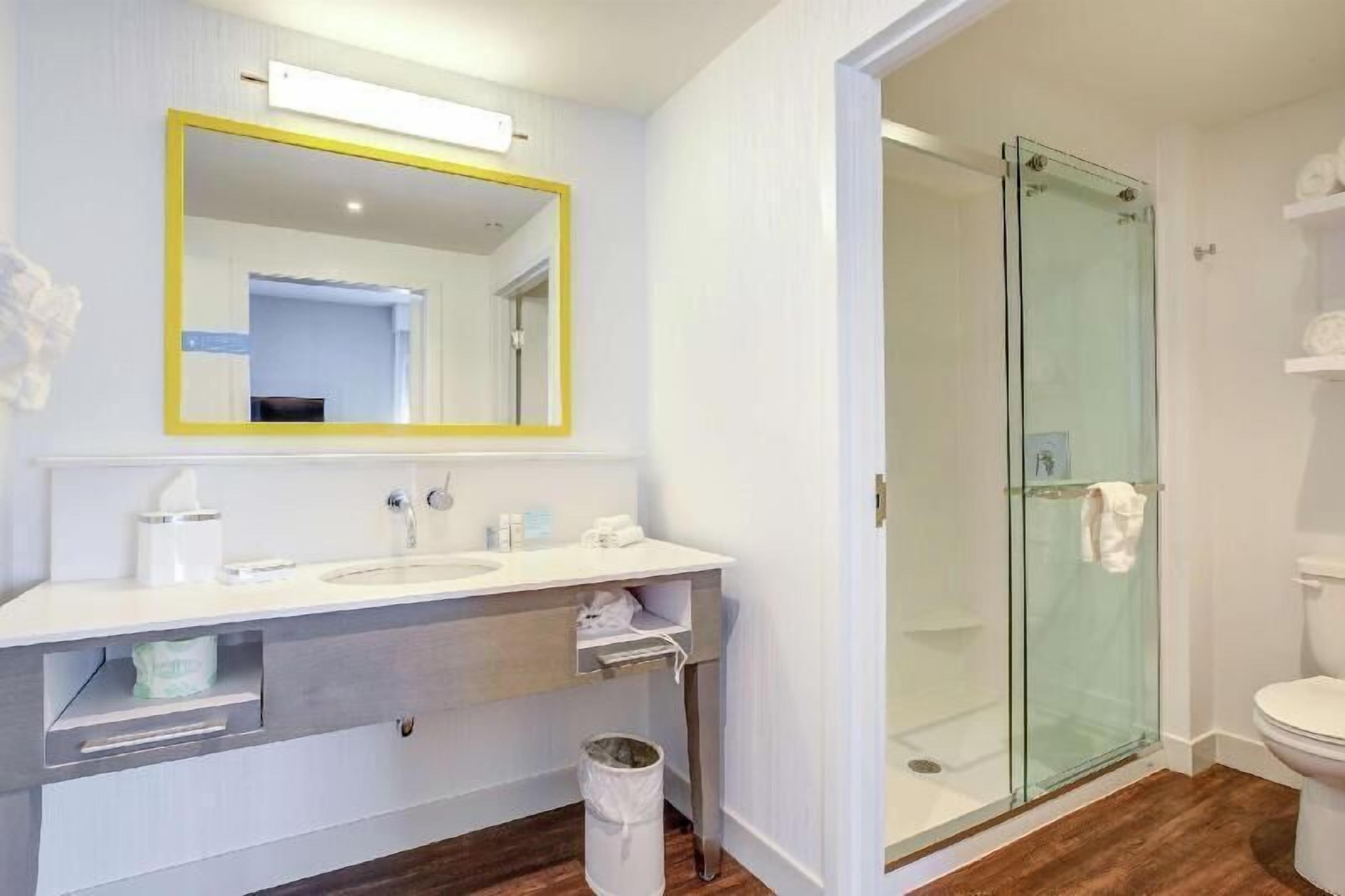 Free toiletries, towels